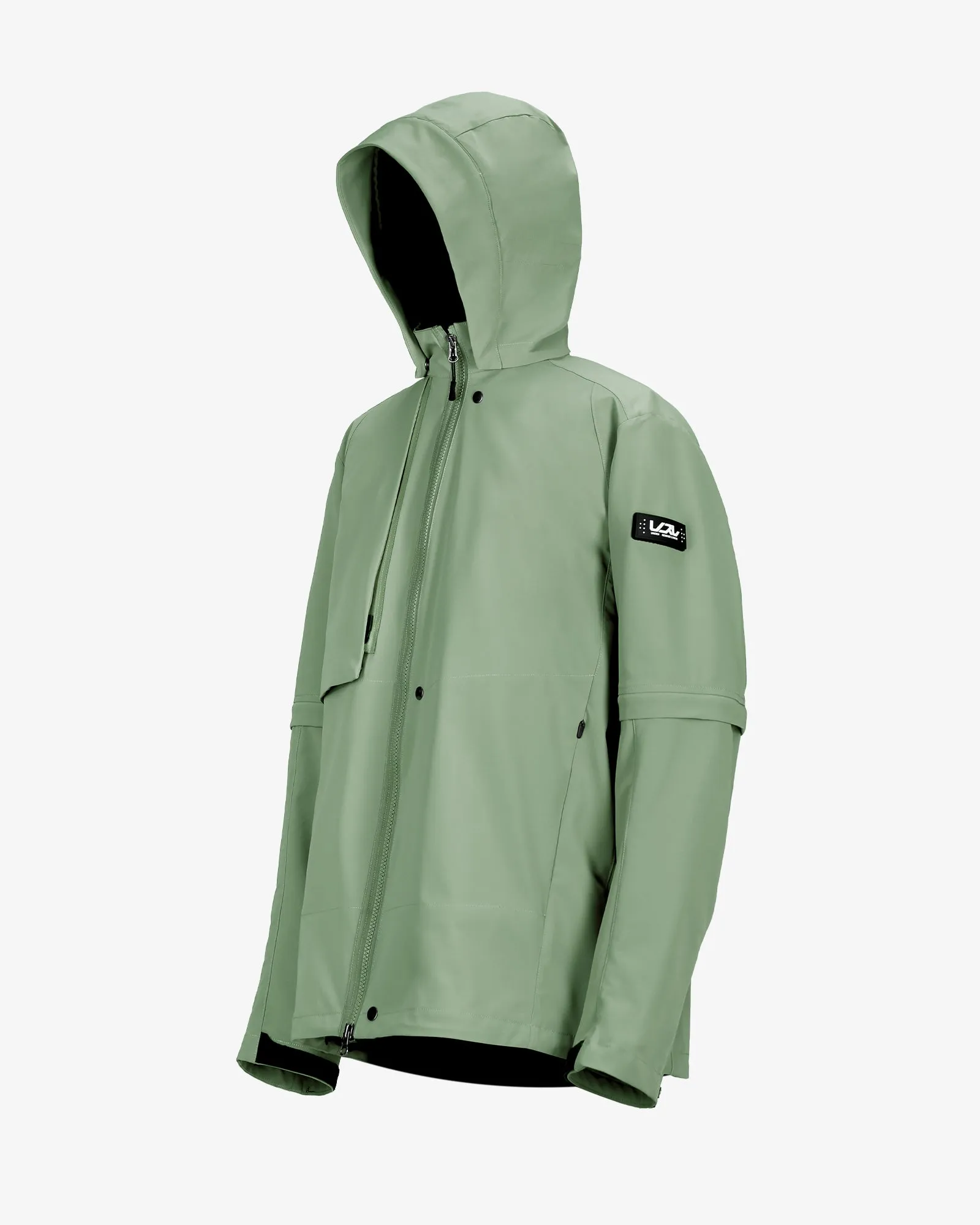 Mens 118 EVO Shell Jacket - Sage Green Lightweight Waterproof Outerwear