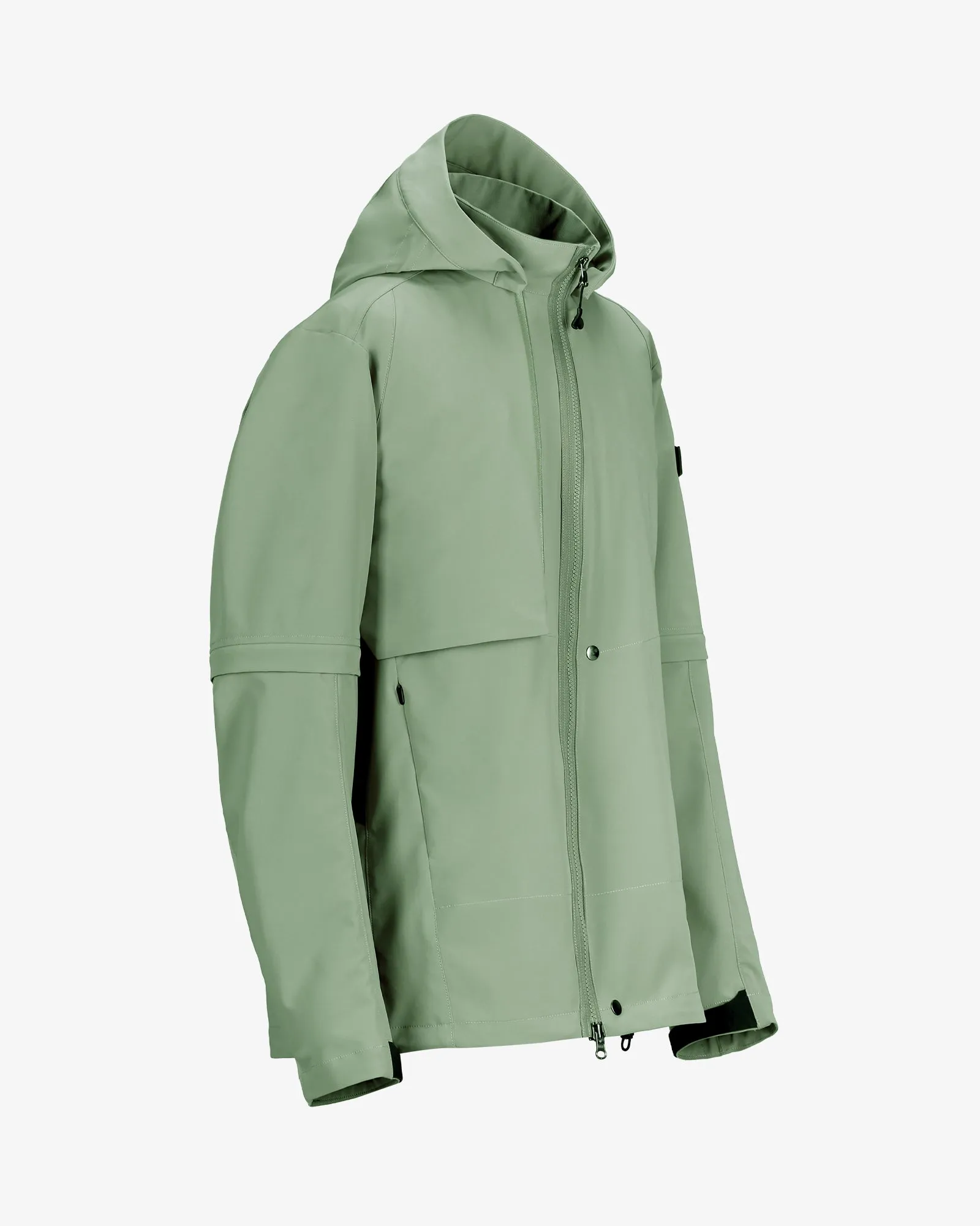 Mens 118 EVO Shell Jacket - Sage Green Lightweight Waterproof Outerwear