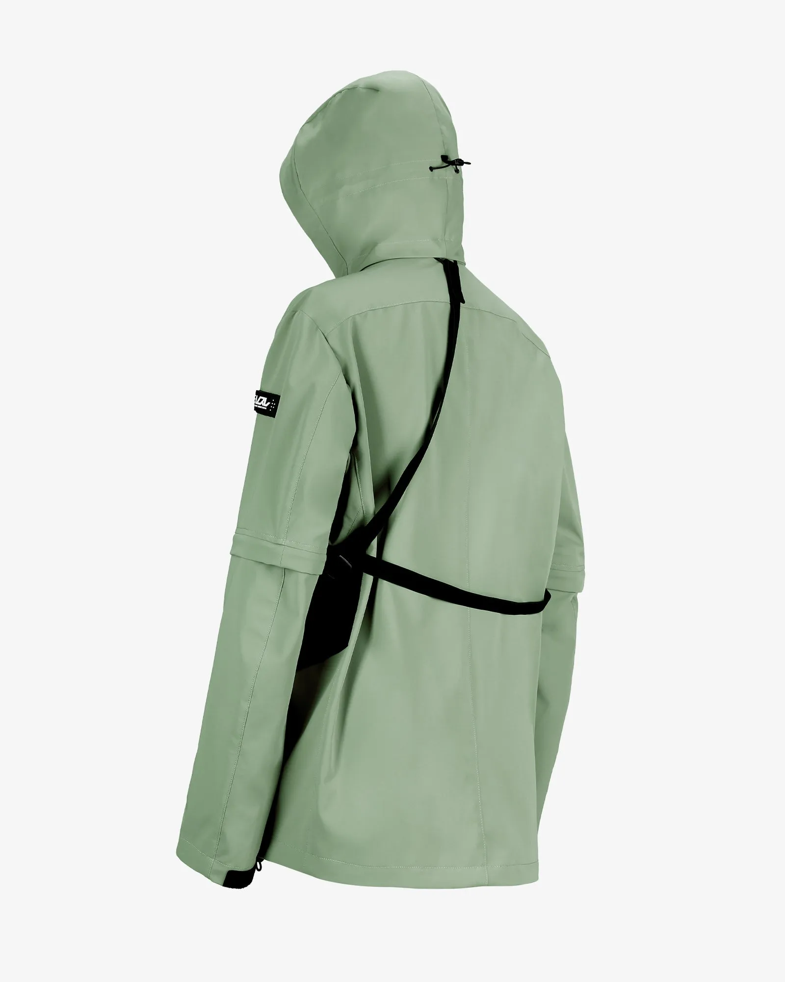 Mens 118 EVO Shell Jacket - Sage Green Lightweight Waterproof Outerwear