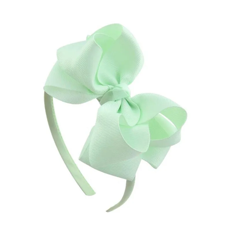 4.5" Boutique bow headbands   -Multiple Colours-