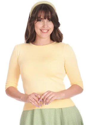 Banned Grace 40's Jumper Yellow