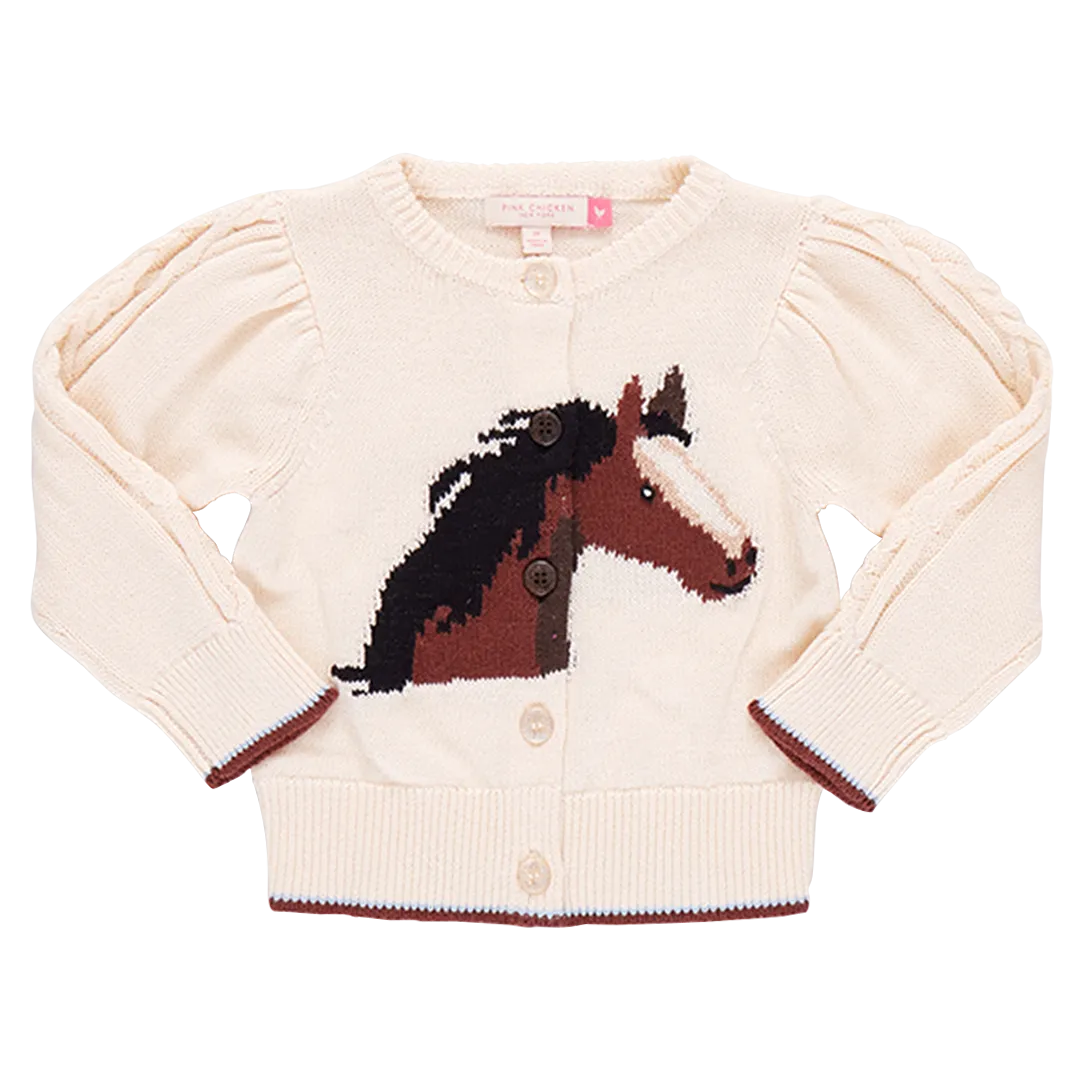 Cable Constance Sweater, Wild Horse