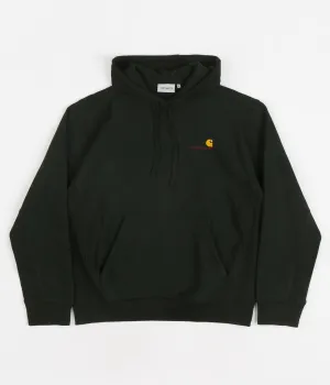 Carhartt American Script Hoodie - Dark Cedar