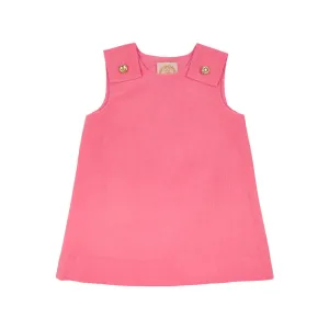 Juliet Jumper (Corduroy) - Hamptons Hot Pink with Brass Buttons