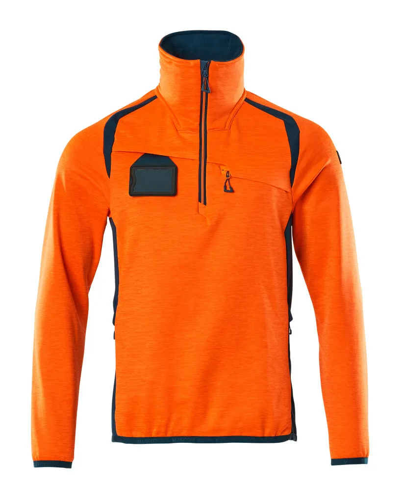 MASCOT®ACCELERATE SAFE Fleece jumper with half zip  19303