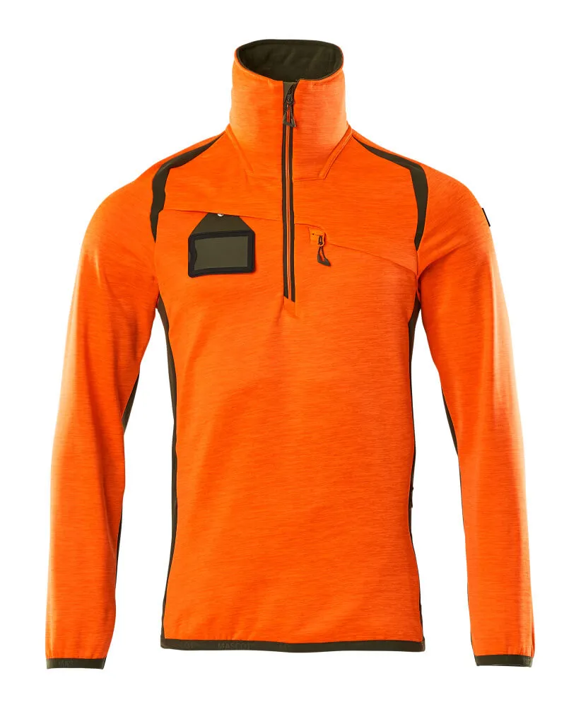 MASCOT®ACCELERATE SAFE Fleece jumper with half zip  19303