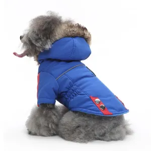 Winter Padded Dog Jacket - Zipper Pet Clothes