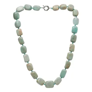 Women's Chunky  Amazonite Gemstone Necklace